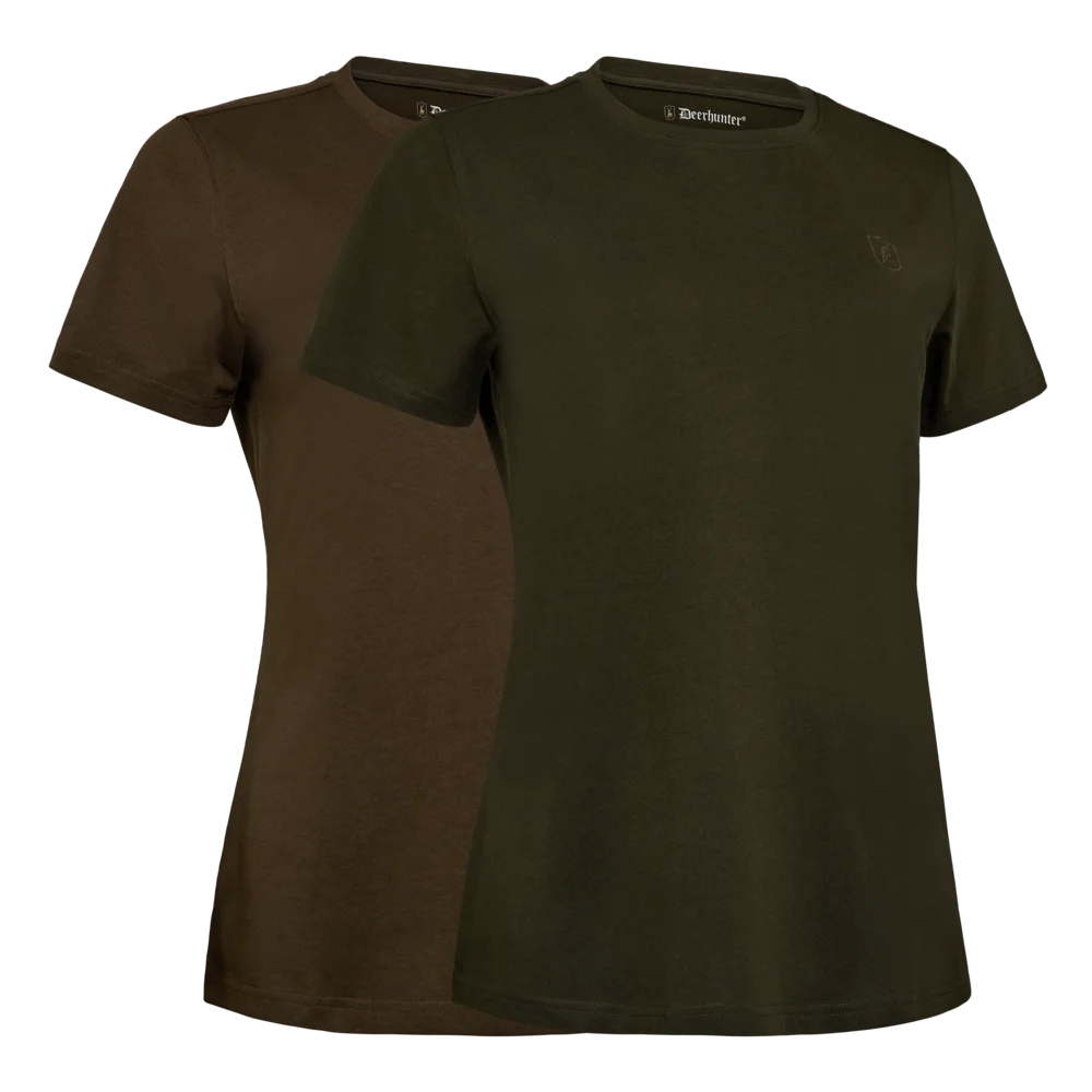 Dámske poľovnícke tirčko DEERHUNTER Lady 2-pack T-shirt - tričká dvojbalenie