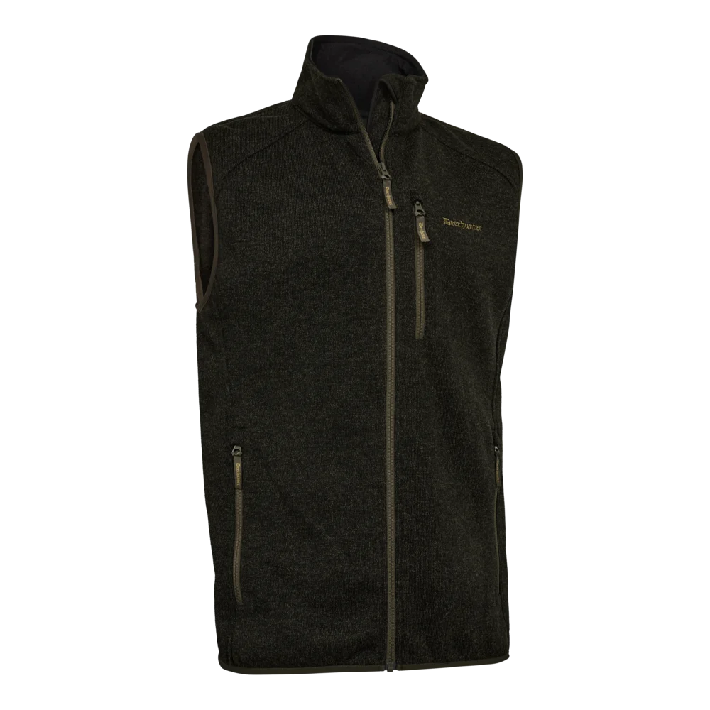 Poľovnícka vesta pletená  DEERHUNTER Moor Knitted Waistcoat