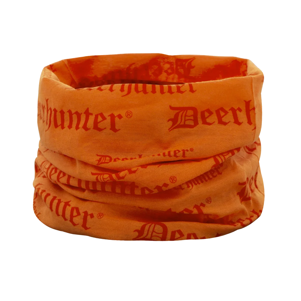 Poľovnícky oranžový nákrčník DEERHUNTER Logo Neck Tube