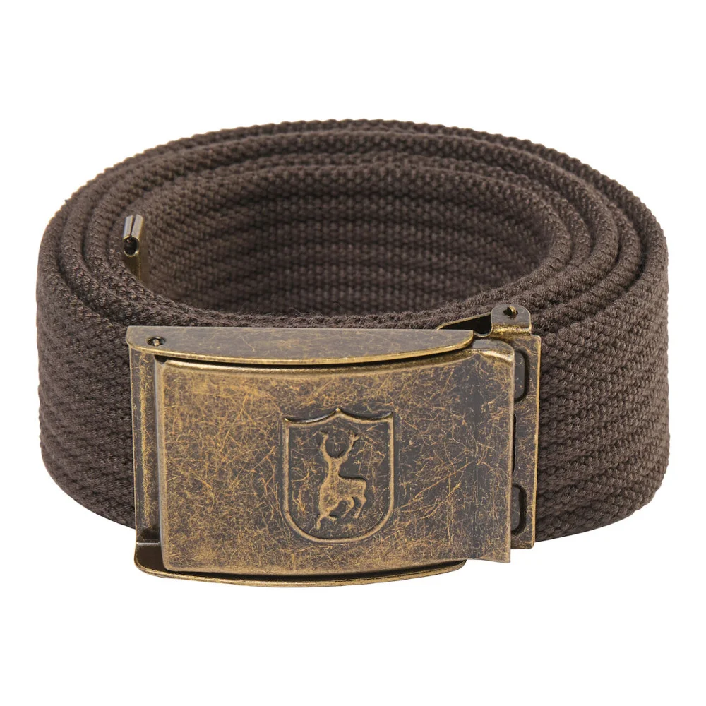 Poľovnícky plátený opasok DEERHUNTER Canvas Belt - Tmavo hnedá Poľovnícky plátený opasok DEERHUNTER Canvas Belt - Tmavo hnedá