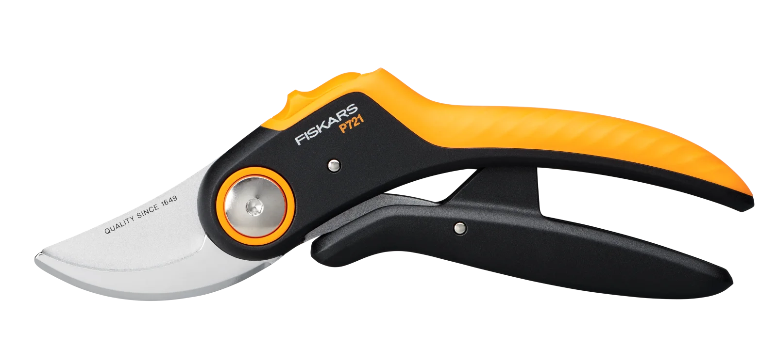Záhradné nožnice dvojčepeľové FISKARS Plus PowerLever P721